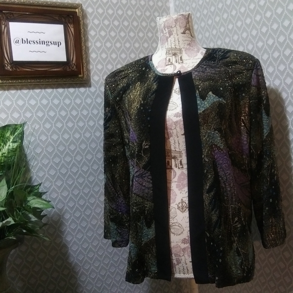 R & M Richards Jackets & Blazers - R & M Richards Top Size 14